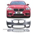 PARA-CHOQUES FRONTAL LOOK M5 PARA BMW SERIE 5 F10 F11 10-13 PDC E LAVA FARÓIS - 5