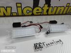 Suporte de lampada de matricula com led branco para Opel Adam, Corsa D, E, Astra H, J, K, insignia, Vectra C, Zafira B, Meriva A, B, Tigra B, Cascada, Ampera, Hyundai IX35 - 7