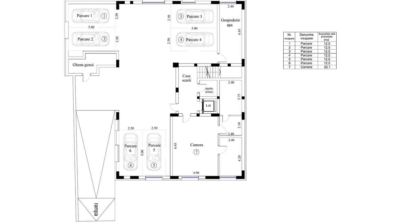 Penthouse de lux 246 mp | 4 cam | Loc parcare subteran | Crangasi-18