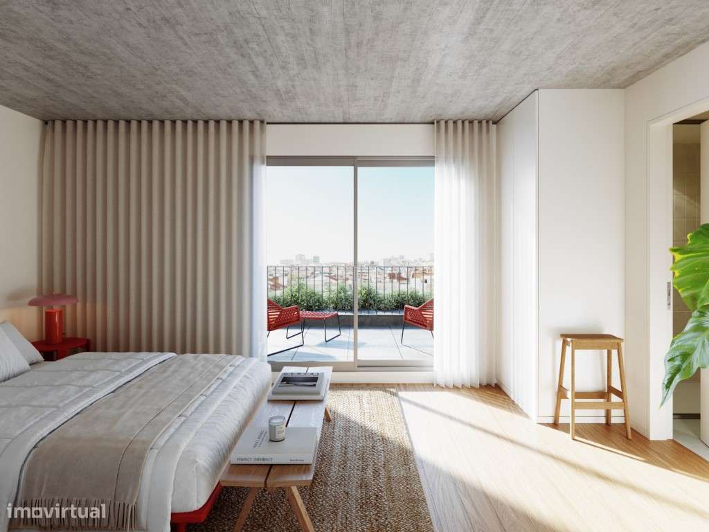 Apartamento T2, varanda e estacionamento, Arroios - Lisboa - Grande imagem: 5/14