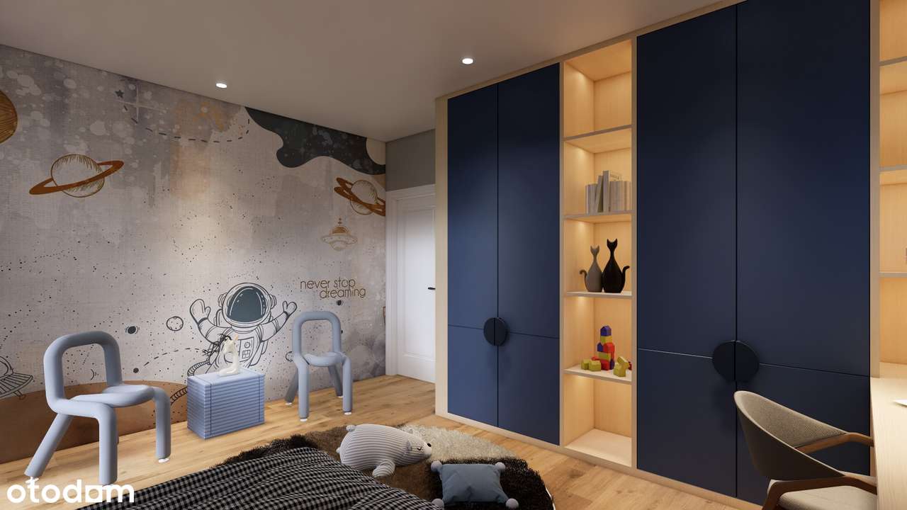 Duży bliźniak łączony 2-stan. garażem, niedaleko szkoła oraz trasy S7-16