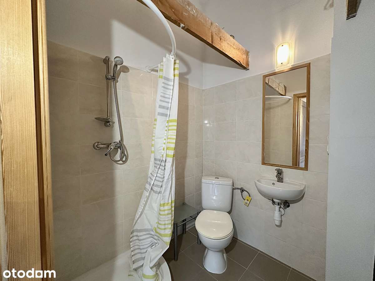 Segment bezczynszowy dwupoziomowy z użytkowym poddaszem i ogrodem-15