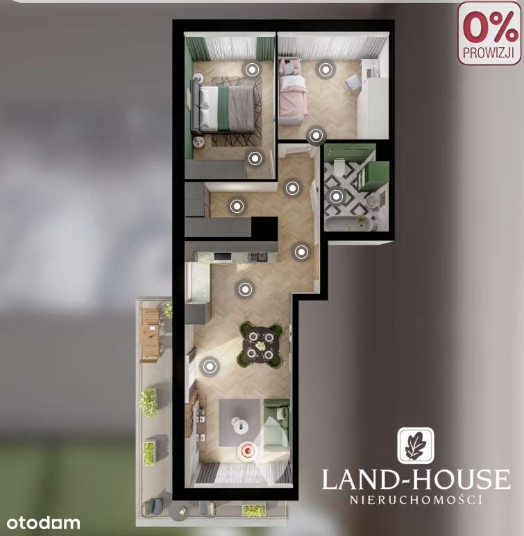 Kompaktowe mieszkanie M3 blisko PKP - Pełny obrazek: 5/10