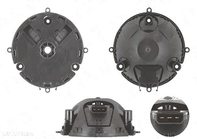 Actuator reglare oglinda exterioara Mercedes Clasa A (W169), 09.2004-06.2012; Clasa B (W245), 05.2005-06.2011; Clasa C (W204), 03.2007-03.2011, Clasa C (W204), 03.2011-, stanga = dreapta - 1