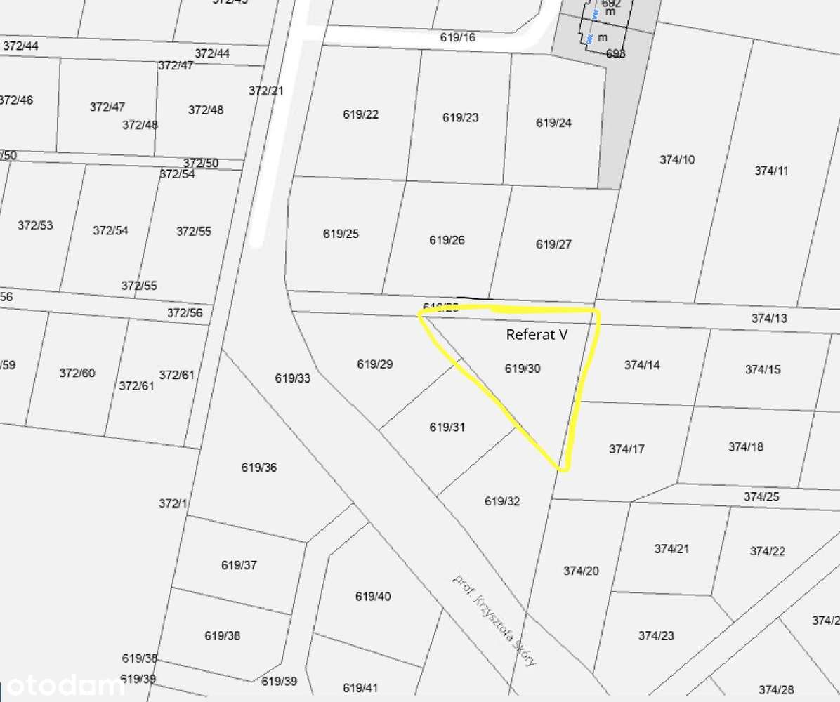 Działka rolno-budowlana inwestycyjna 711m2 Gdańsk - Pełny obrazek: 3/5