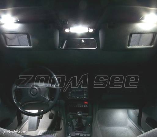 KIT COMPLETO 16 LAMPADAS LED INTERIOR PARA BMW SERIE 3 E36 HATCHBACK COMPACTO 316G 316I 318TDS 318TI - 3