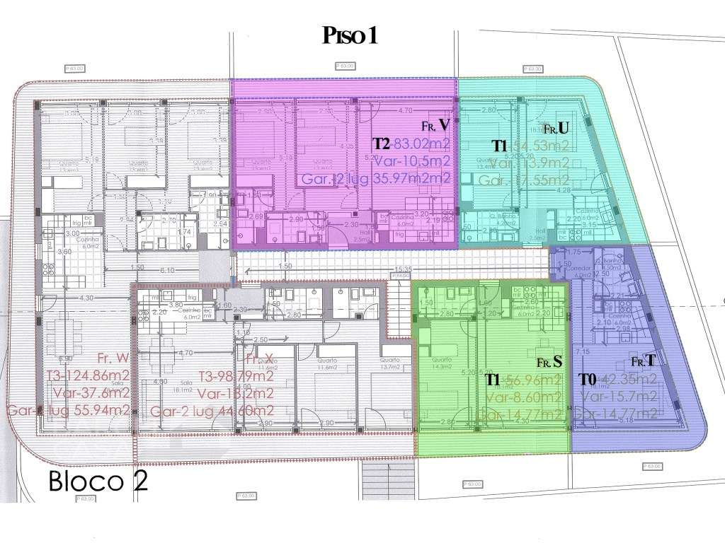 Apartamento T2 com lugar de garagem, em construção na Várzea - Barc...-16