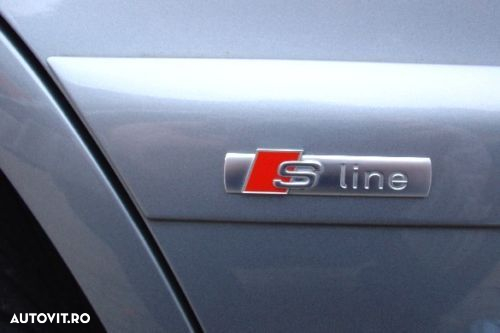 Emblema Audi S-line bandou grila portbagaj metalica - 4