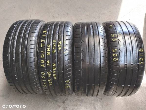 225/45R17 Opony Letnie Lato NEXEN N8000 URS DUNLOP SP SPORT MAXX RT Legnica ALU-RAD 7mm 225/45 - 1