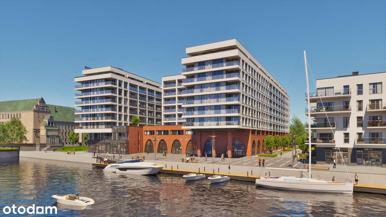 2- pokojowe mieszkanie z boczny widokiem na Odrę-2