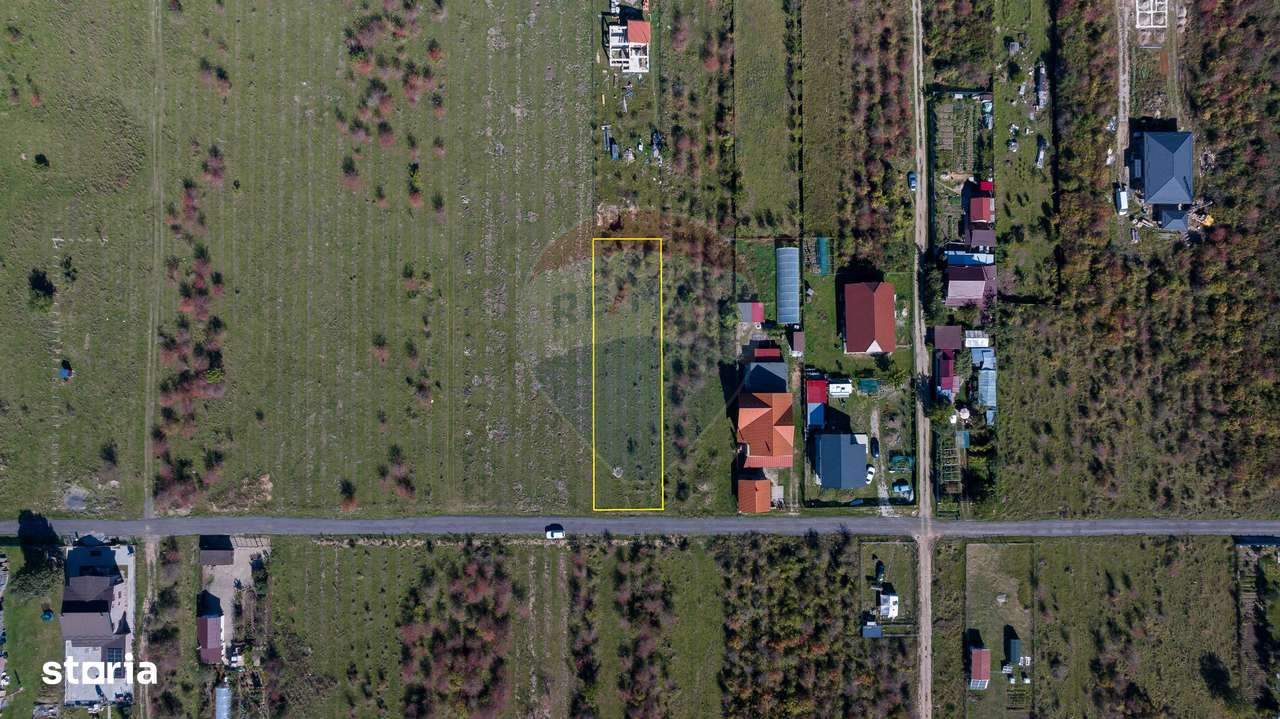 Teren Sanpetru -livada, Strada Nucului, 1296mp, apa, gaz, curent - Imagine principală: 4/11