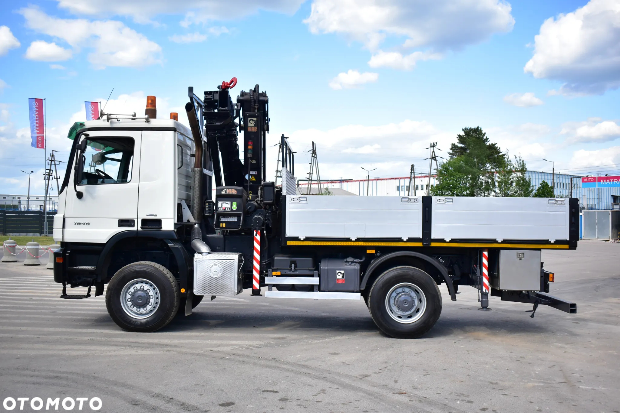 Mercedes-Benz AXOR 1846 4x4 HIAB 244 HDS Żuraw Energetyka Crane Kran - 9