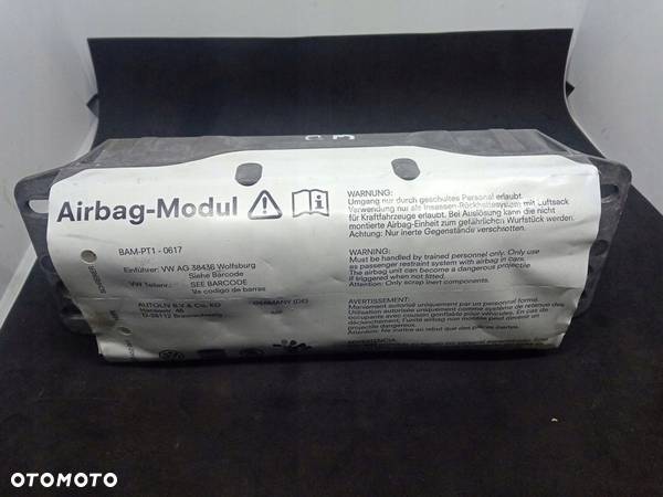 PODUSZKA PASAŻERA AIRBAG VW GOLF V 1K0880204K - 1