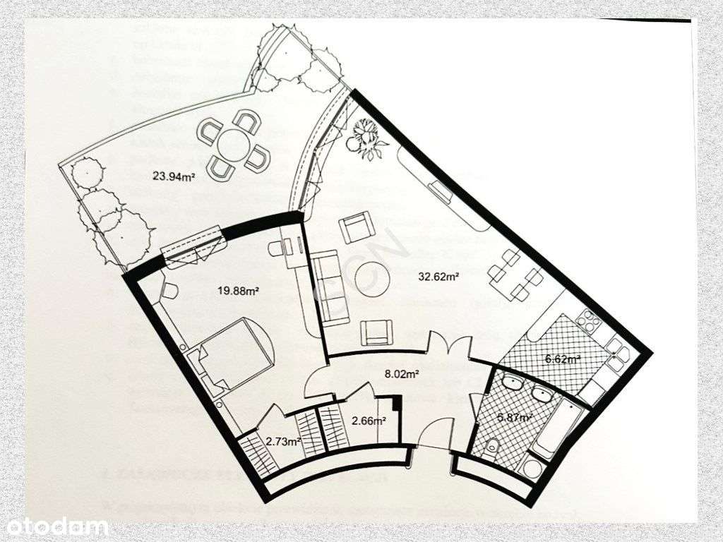 Atrakcyjne, przestronne 2 pokoje 80m2 z tarasem-11
