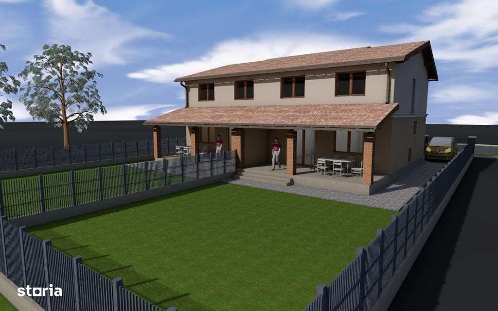 1/2 Duplex, P+1, 5 camere, 104mpU, 350mpT, Cartierul Primaverii! - Imagine principală: 4/8