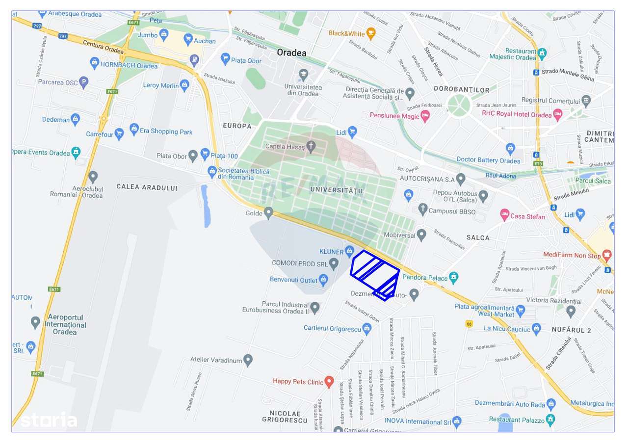 De vânzare Teren Intravilan 68000mp Centura Oradea - Imagine principală: 3/5