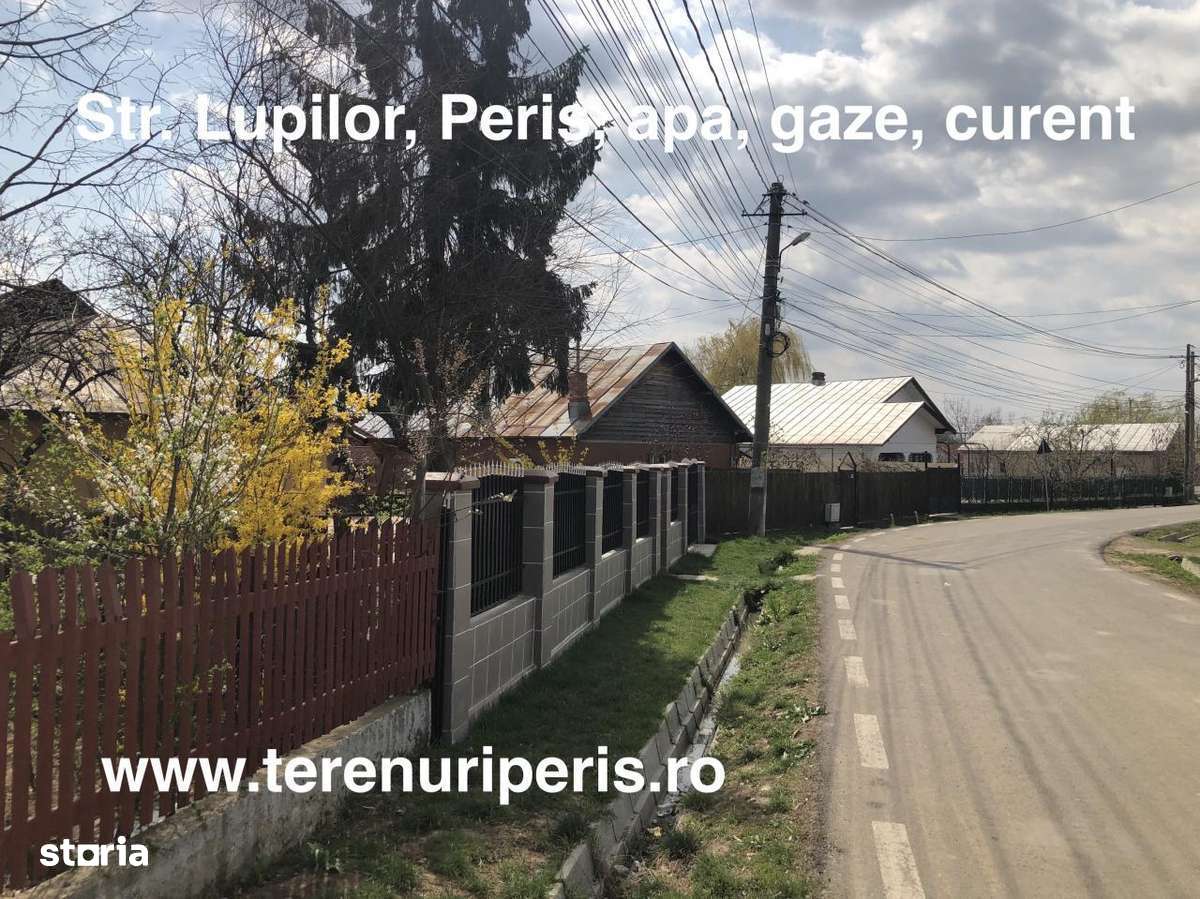 Teren Peris 5000-8700mp in rate 1000 eur/luna langa Tancabesti, Snagov - Imagine principală: 2/8