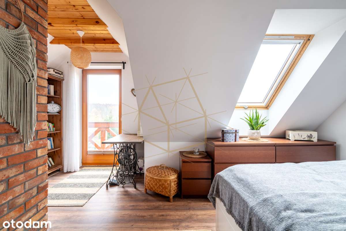 Sielski Dom/ Okiennice/Dom Gościnny/2 Garaże/Las-9