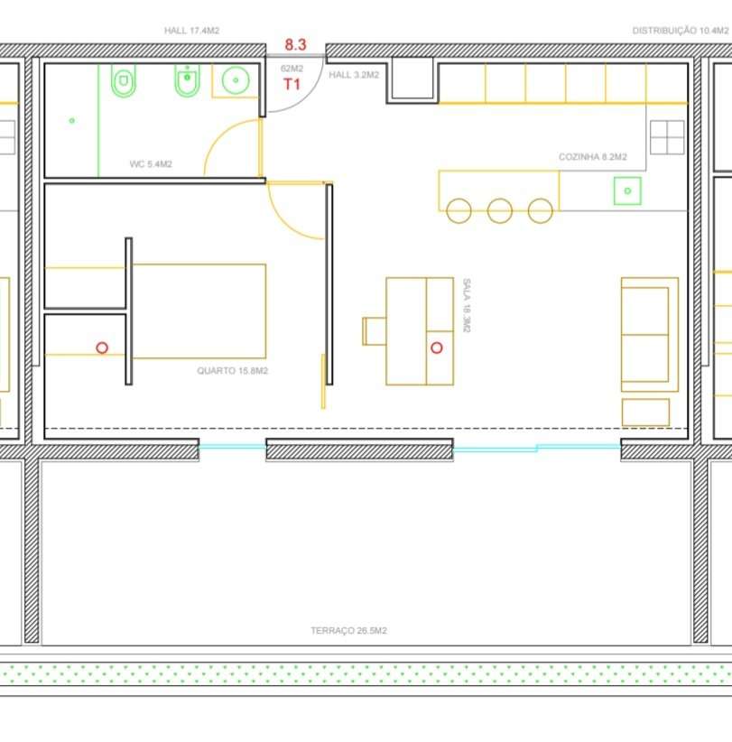 Apartamento T1 Cobertura em São Victor, Braga.-21