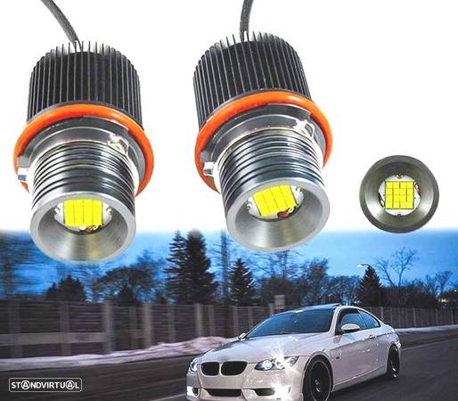 CONJUNTO LÂMPADAS ANGEL EYES 80W PARA BMW FAROS XENON E39 E53 E65 E66 E63 E64 E87 E60 E61 E83 - 2