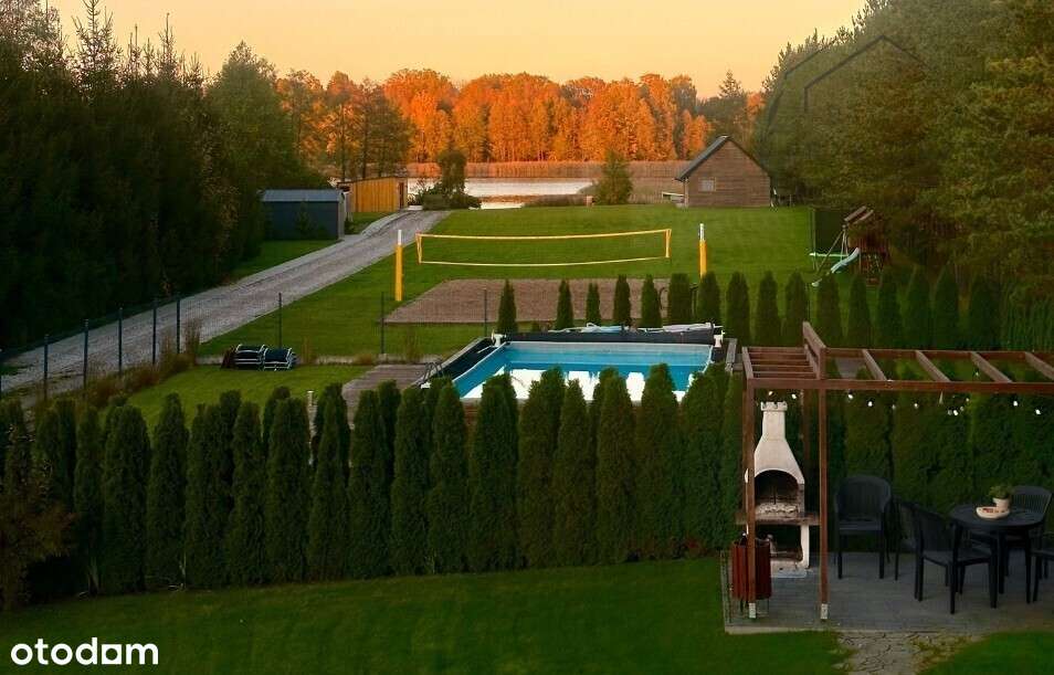 dom 5 km od Ełku – linia brzegowa, basen, SPA-18