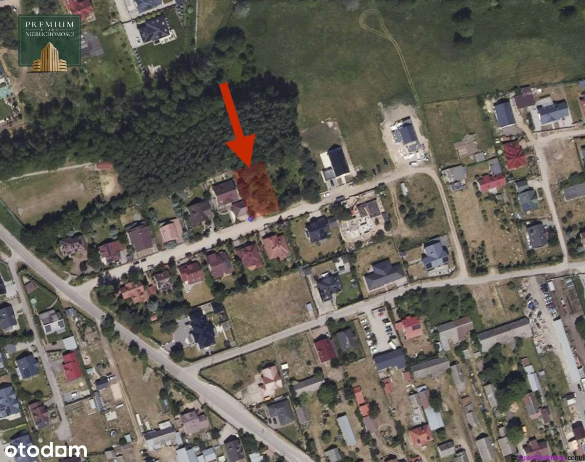 Olmonty działka budowlana 783m2 Mpzp-1