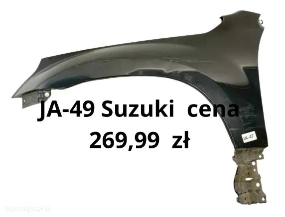Suzuki Grand Vitara 2 lift 09-14 błotnik lewy przód przedni czarny ZJ3 / BMW X1 F48 prawy 7427300 - 2