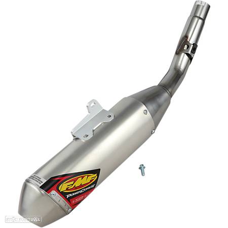 ponteira de escape fmf powercore 4 hex slip-on muffler aluminum suzuki rm-z 450 - 1