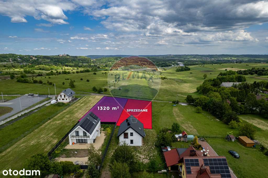 Piękna działka z widokiem na Zamek Tenczyn-0