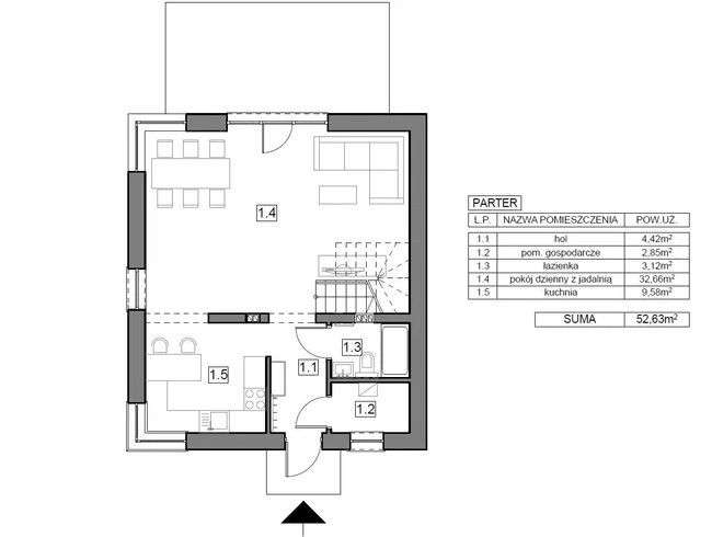 ✅ Gotowy dom wolnostojący 110m2 - Pełny obrazek: 4/5