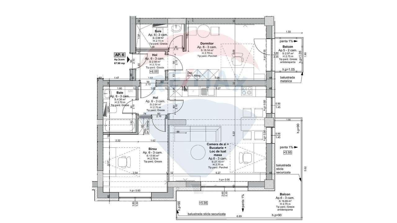 Apartament 3 camere Maurer Avantgarden 3 – Faza V - Comision 0 - Imagine principală: 4/4