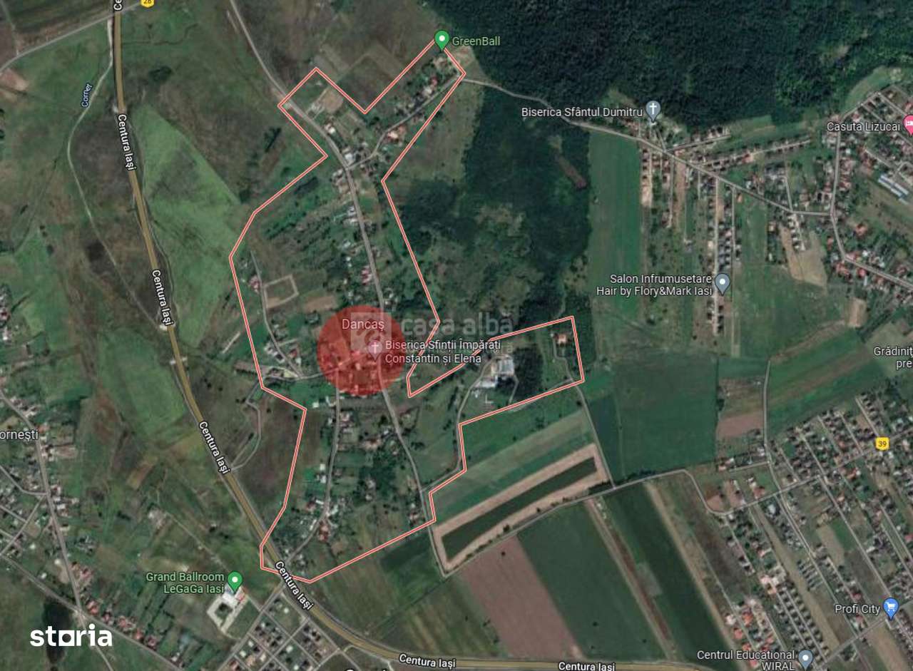 Ideal investitie, Miroslava-Dancas, 8300 mp teren, cu proiect 10 case - Imagine principală: 2/2