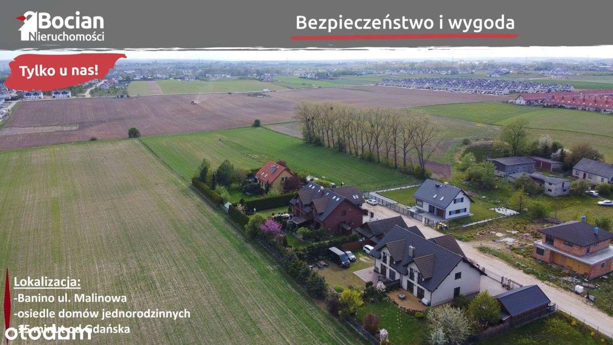 Słoneczne, płaskie, uzbrojone działki w Baninie!-1