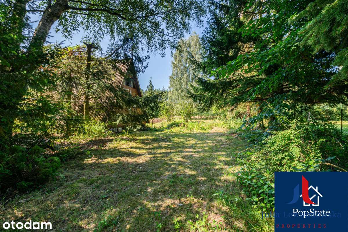 Działka budowlana z domkiem letniskowym-18