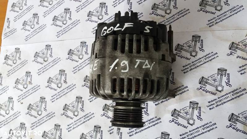 Alternator - VW Golf 5 / 1.9 TDI - 1