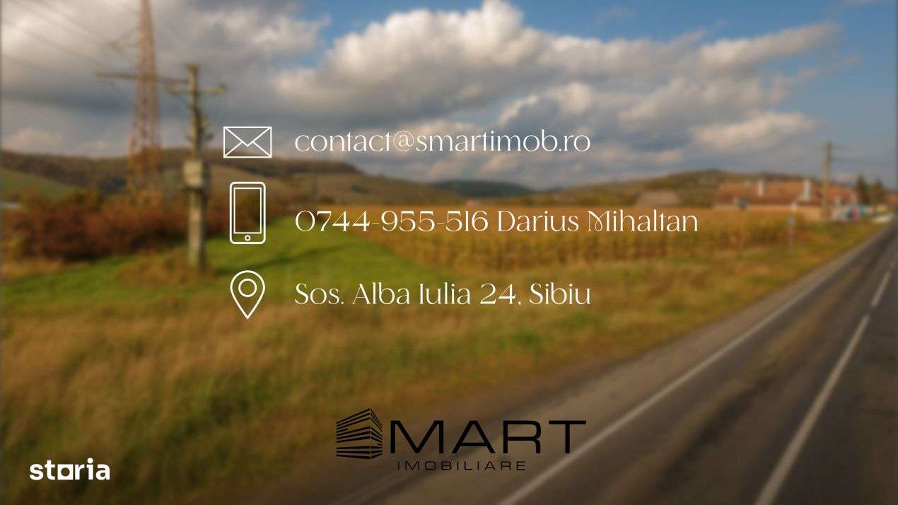 Teren intravilan CC cu CU 7000mp in Cristian la DN - Imagine principală: 2/2