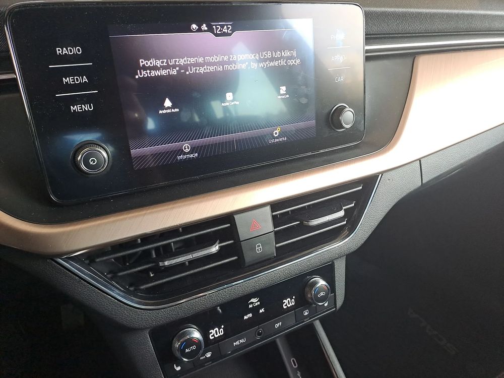 SKODA SCALA Virtual Cockpit Comfort Tech Grzana Kierownica ACC Indukc 1,5TSI 150KM