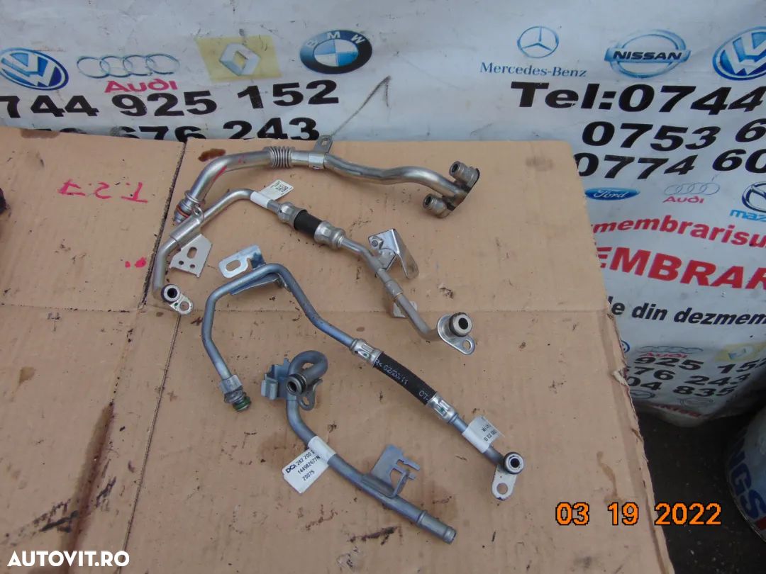 Conducta turbina Nissan qashqai 1.3tce Dacia Duster Lodgy dokker renault clio 5 megane 4 scenic 4 captur kadjar conducta ungere turbina mercedes w177 cla gla glb a class b class 1.3 - 1