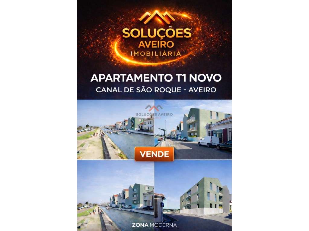 Apartamento T1 | Último Piso | Canal de São Roque - Aveiro - Grande imagem: 2/13