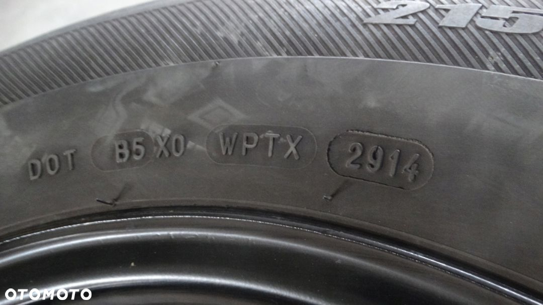 KOŁO ZAPASOWE 16x6,5 215/70R16 - 4