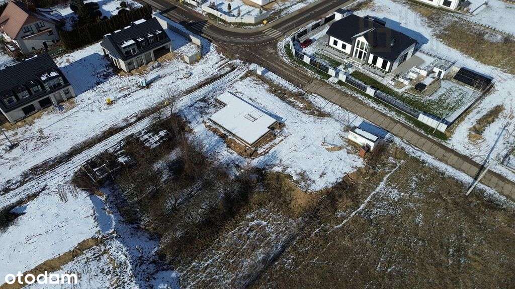 Łomża, Wąska – działka 1100m² z fundamentami - Pełny obrazek: 4/8