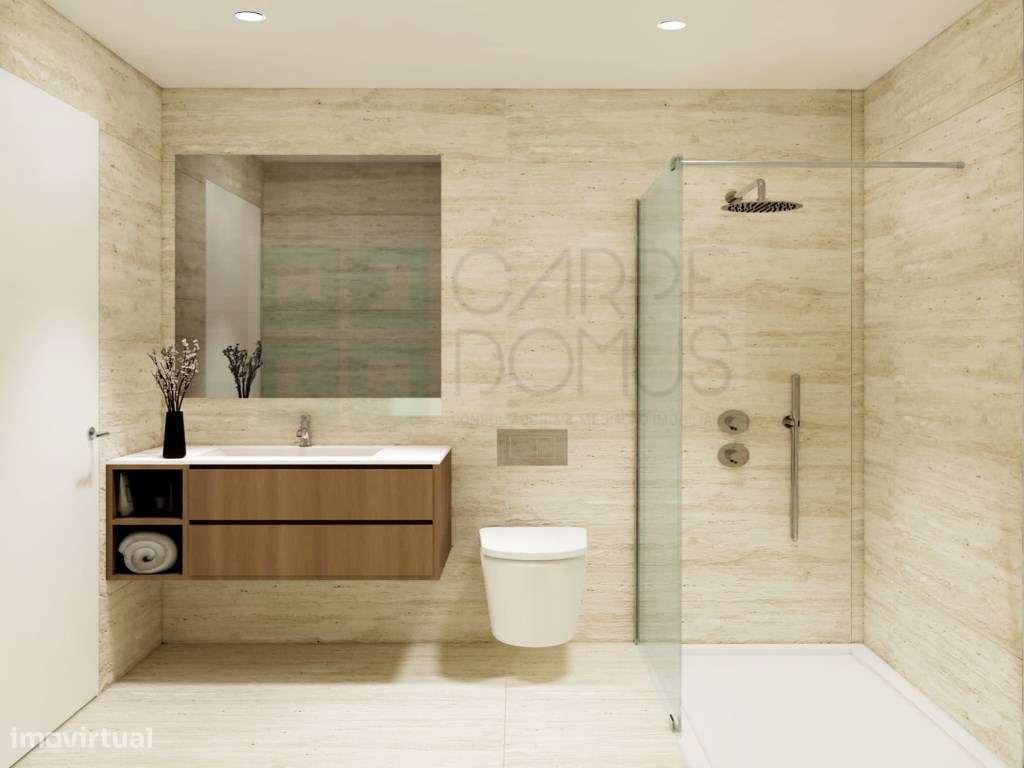 Novo apartamento T2, terraço e garagem box, junto ao centro Alcobaça-9