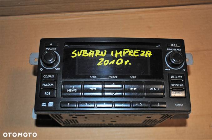 Radio Subaru Impreza 2010r. - 2