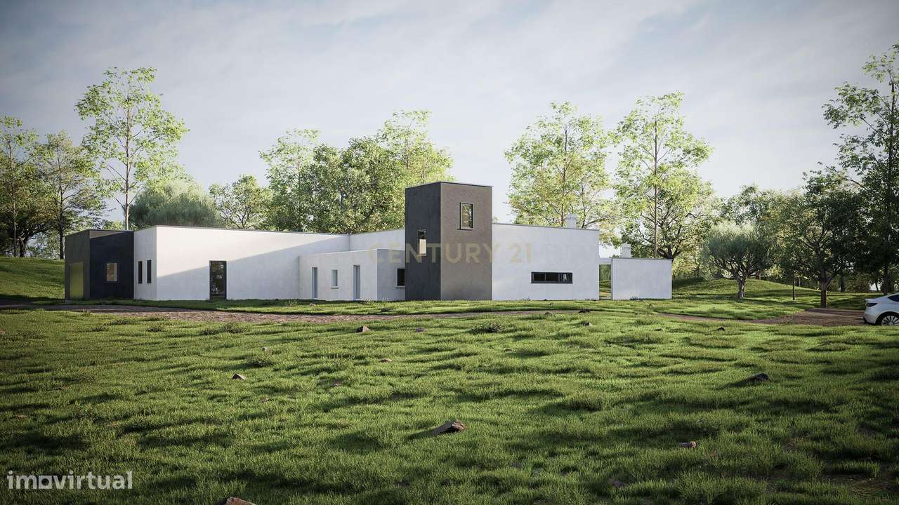 Terreno com Projeto Aprovado para Moradia Moderna - Santo Estêvão, Tav - Grande imagem: 4/23