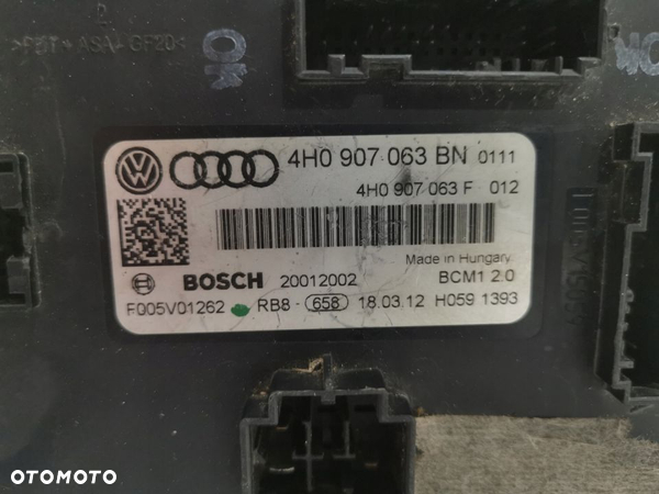 Audi sterownik bortnez sprawny 4h0907063bn - 2