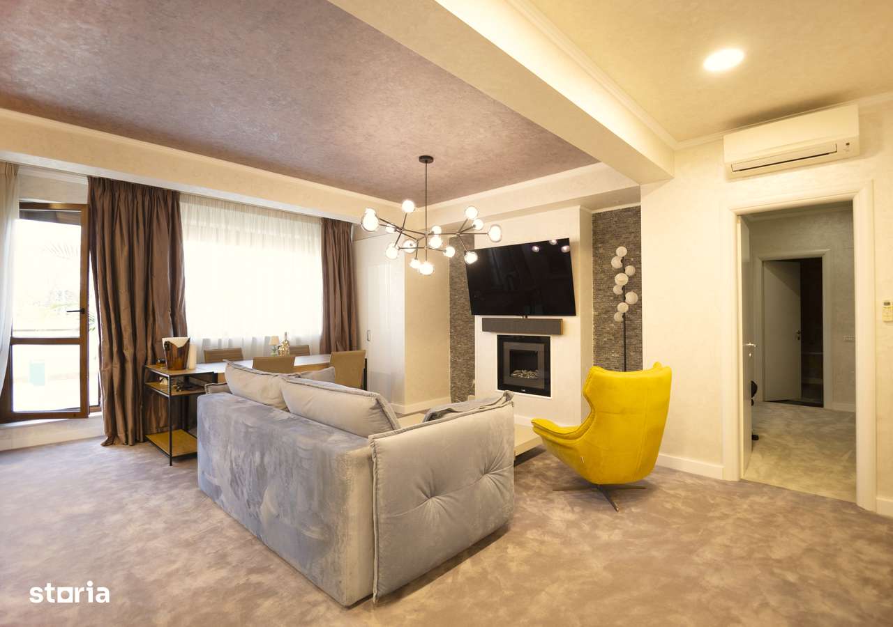 Băneasa–Sisești | 79 mp + terasă 23 mp | Mobilat & utilat| investitie-6