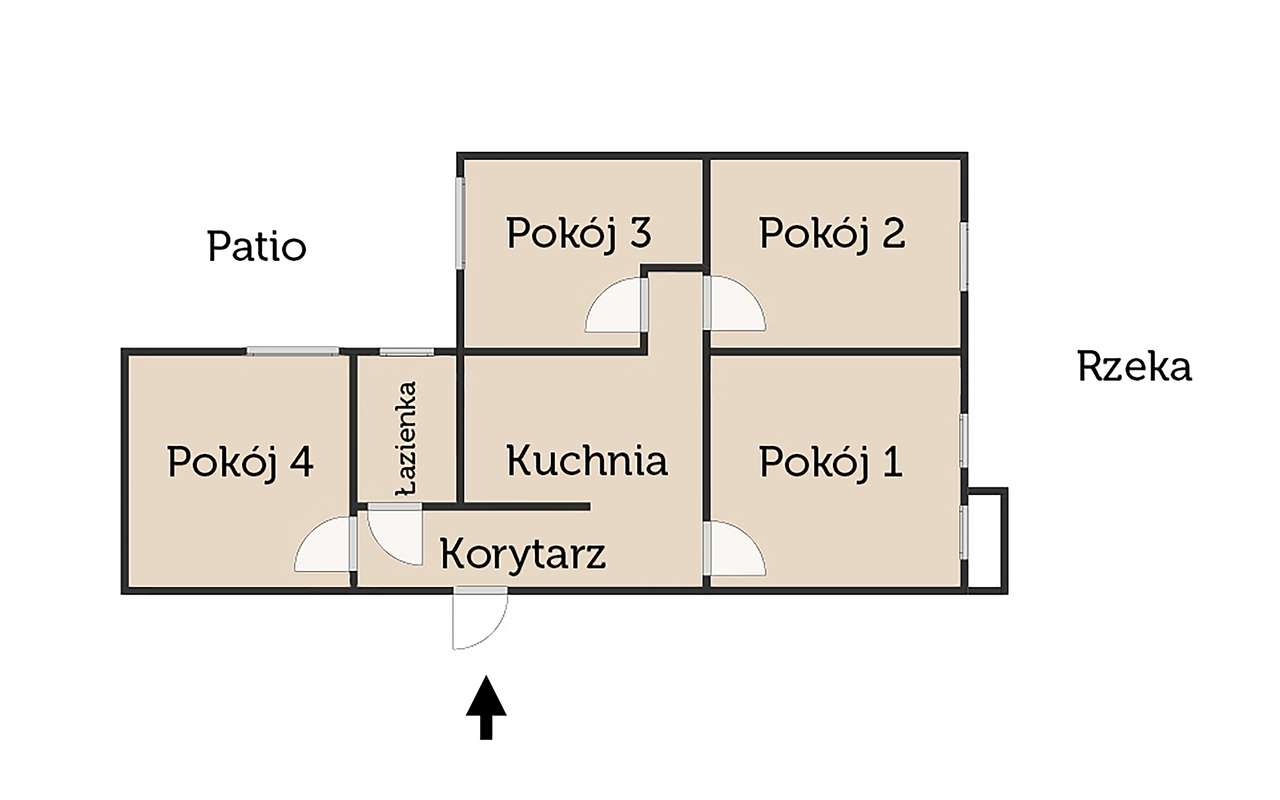 OKAZJA 0% Widok na rzekę Motławę! Kamienica 4 pok + Balkon, SKM 7 min-15