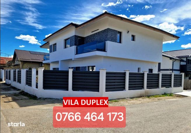 Vila Duplex la cheie, finalizata, asfalt, langa metrou, 220mp curte