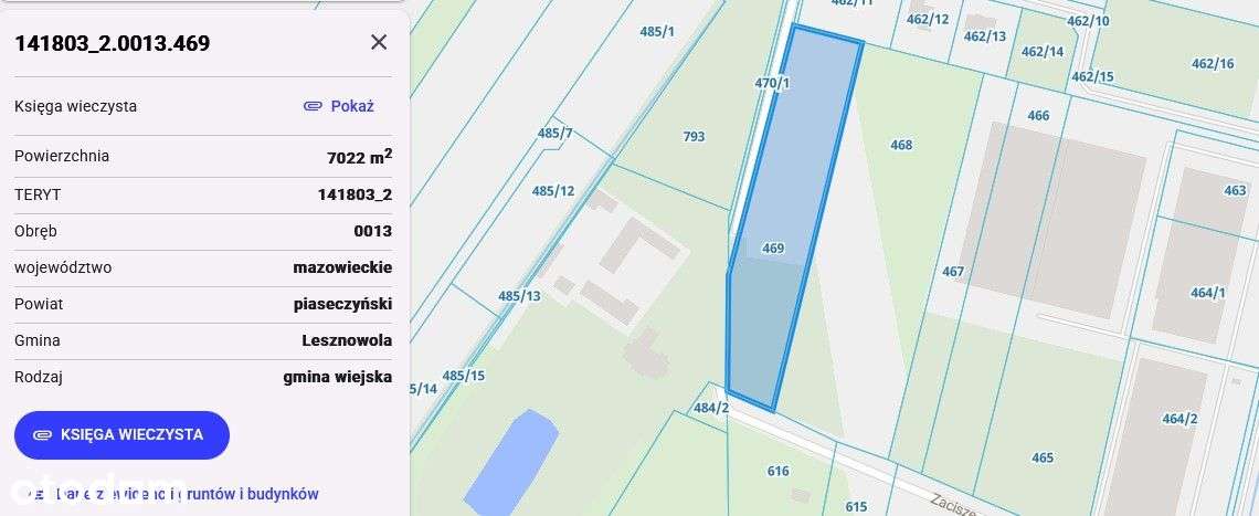Działka 7100m2 | Ogrodzona | Cicha okolica-1