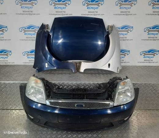 FRENTE COMPLETA FORD FIESTA V 5 MK5 CAPOT PARACHOQUES GUARDA-LAMAS OTICAS RADIADOR VENTILADOR FRENTE FIBRA REFORÇO - 1